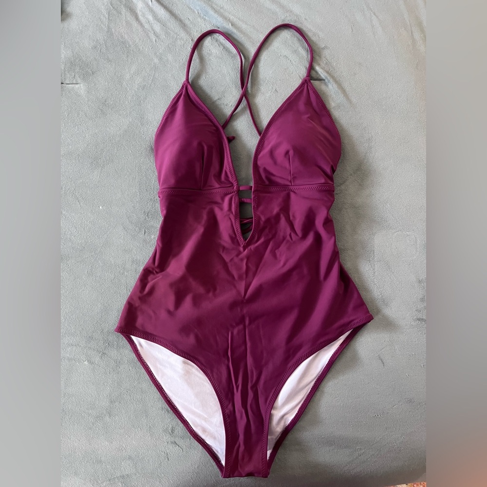 Cupshe Plum Swimsuit